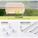 MEWOOFUN Large Cat Hammock Window with Removable Thick Cover - Foldable, Stable, 4 Strong Suction Cups, Holds 18 kg (White, M) MEWOOFUN Large Cat Hammock Window with Removable Thick Cover - Foldable, Stable, 4 Strong Suction Cups, Holds 18 kg (White, M)