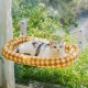 MEWOOFUN Large Cat Hammock Window with Removable Thick Cover - Foldable, Stable, 4 Strong Suction Cups, Holds 18 kg (White, M) MEWOOFUN Large Cat Hammock Window with Removable Thick Cover - Foldable, Stable, 4 Strong Suction Cups, Holds 18 kg (White, M)