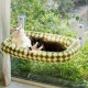 MEWOOFUN Large Cat Hammock Window with Removable Thick Cover - Foldable, Stable, 4 Strong Suction Cups, Holds 18 kg (White, M) MEWOOFUN Large Cat Hammock Window with Removable Thick Cover - Foldable, Stable, 4 Strong Suction Cups, Holds 18 kg (White, M)
