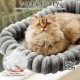 MEWOOFUN Plush Cat Hammock Window with Removable Reversible Cover - Soft Cat Window Lounger with Thickened Steel Frame, Cat Bed Window with 4 Suction Cups, Stable Hold up to 18 kg, Grey MEWOOFUN Plush Cat Hammock Window with Removable Reversible Cover - Soft Cat Window Lounger with Thickened Steel Frame, Cat Bed Window with 4 Suction Cups, Stable Hold up to 18 kg, Grey