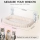 MEWOOFUN Plush Cat Hammock Window with Removable Reversible Cover - Soft Cat Window Lounger with Thickened Steel Frame, Cat Bed Window with 4 Suction Cups, Stable Hold up to 18 kg, Grey MEWOOFUN Plush Cat Hammock Window with Removable Reversible Cover - Soft Cat Window Lounger with Thickened Steel Frame, Cat Bed Window with 4 Suction Cups, Stable Hold up to 18 kg, Grey