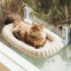 MEWOOFUN Plush Cat Hammock Window with Removable Reversible Cover - Soft Cat Window Lounger with Thickened Steel Frame, Cat Bed Window with 4 Suction Cups, Stable Hold up to 18 kg, Grey MEWOOFUN Plush Cat Hammock Window with Removable Reversible Cover - Soft Cat Window Lounger with Thickened Steel Frame, Cat Bed Window with 4 Suction Cups, Stable Hold up to 18 kg, Grey