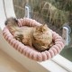 MEWOOFUN Plush Cat Hammock Window with Removable Reversible Cover - Soft Cat Window Lounger with Thickened Steel Frame, Cat Bed Window with 4 Suction Cups, Stable Hold up to 18 kg, Grey MEWOOFUN Plush Cat Hammock Window with Removable Reversible Cover - Soft Cat Window Lounger with Thickened Steel Frame, Cat Bed Window with 4 Suction Cups, Stable Hold up to 18 kg, Grey
