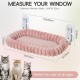 MEWOOFUN Plush Cat Hammock Window with Removable Reversible Cover - Soft Cat Window Lounger with Thickened Steel Frame, Cat Bed Window with 4 Suction Cups, Stable Hold up to 18 kg, Grey MEWOOFUN Plush Cat Hammock Window with Removable Reversible Cover - Soft Cat Window Lounger with Thickened Steel Frame, Cat Bed Window with 4 Suction Cups, Stable Hold up to 18 kg, Grey