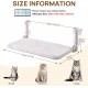MEWOOFUN Soft Cat Window Hammock - 54 x 30 cm Foldable Cat Window Bed with Reversible Mat, Sturdy Cat Hammock Holds up to 18 kg (Beige - with Bed, M) MEWOOFUN Soft Cat Window Hammock - 54 x 30 cm Foldable Cat Window Bed with Reversible Mat, Sturdy Cat Hammock Holds up to 18 kg (Beige - with Bed, M)