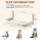 MEWOOFUN Soft Cat Window Hammock - 54 x 30 cm Foldable Cat Window Bed with Reversible Mat, Sturdy Cat Hammock Holds up to 18 kg (Beige - with Bed, M) MEWOOFUN Soft Cat Window Hammock - 54 x 30 cm Foldable Cat Window Bed with Reversible Mat, Sturdy Cat Hammock Holds up to 18 kg (Beige - with Bed, M)