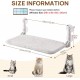 MEWOOFUN Soft Cat Window Hammock - 54 x 30 cm Foldable Cat Window Bed with Reversible Mat, Sturdy Cat Hammock Holds up to 18 kg (Beige - with Bed, M) MEWOOFUN Soft Cat Window Hammock - 54 x 30 cm Foldable Cat Window Bed with Reversible Mat, Sturdy Cat Hammock Holds up to 18 kg (Beige - with Bed, M)