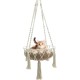 Macrame Cat Hammock Cat Bed Hand Knitted Hanging Cave
