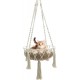 Macrame Cat Hammock Cat Bed Hand Knitted Hanging Cave Macrame Cat Hammock Cat Bed Hand Knitted Hanging Cave