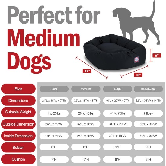 Majestic Bagel Pet Dog Bed by Pet Products Majestic Bagel Pet Dog Bed by Pet Products