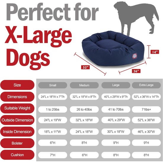 Majestic Bagel Pet Dog Bed by Pet Products Majestic Bagel Pet Dog Bed by Pet Products