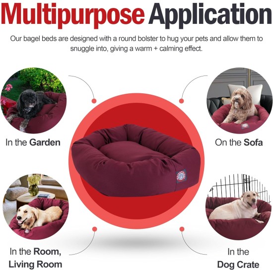 Majestic Bagel Pet Dog Bed by Pet Products Majestic Bagel Pet Dog Bed by Pet Products