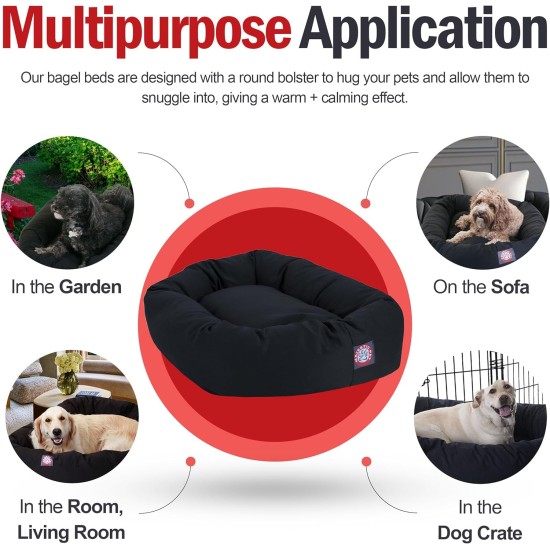 Majestic Bagel Pet Dog Bed by Pet Products Majestic Bagel Pet Dog Bed by Pet Products