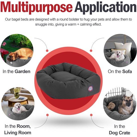 Majestic Bagel Pet Dog Bed by Pet Products Majestic Bagel Pet Dog Bed by Pet Products
