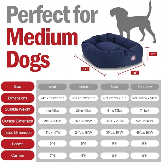 Majestic Bagel Pet Dog Bed by Pet Products Majestic Bagel Pet Dog Bed by Pet Products
