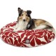 Majestic Pet Red Plantation Medium Round Indoor Outdoor Pet Dog Bed With Removable Washable Cover Products Majestic Pet Red Plantation Medium Round Indoor Outdoor Pet Dog Bed With Removable Washable Cover Products