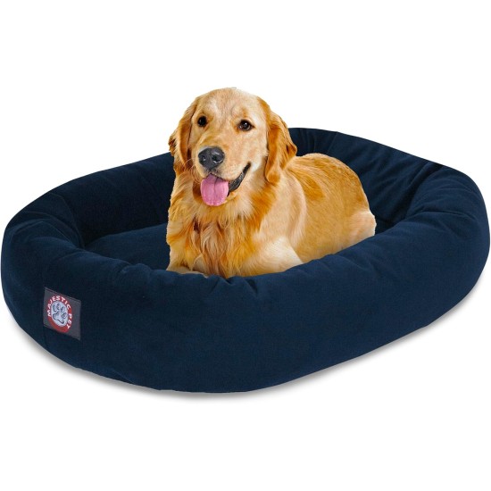 Majestic suede bagel-shaped dog bed Majestic suede bagel-shaped dog bed