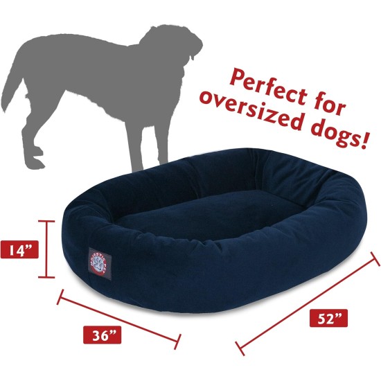 Majestic suede bagel-shaped dog bed Majestic suede bagel-shaped dog bed