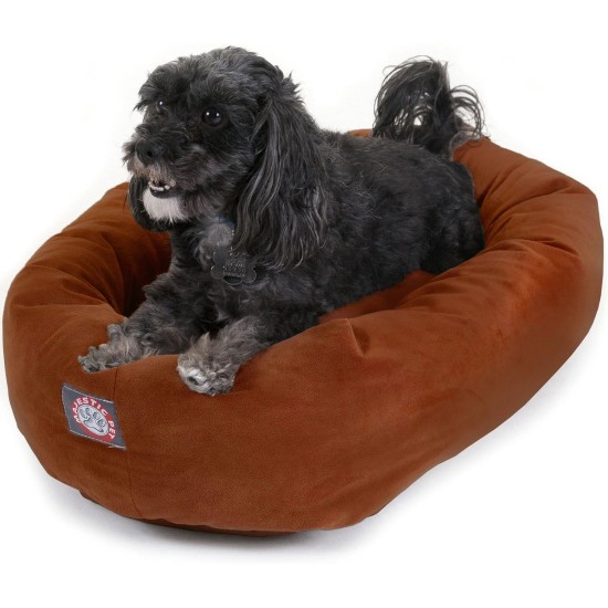 Majestic suede bagel-shaped dog bed Majestic suede bagel-shaped dog bed