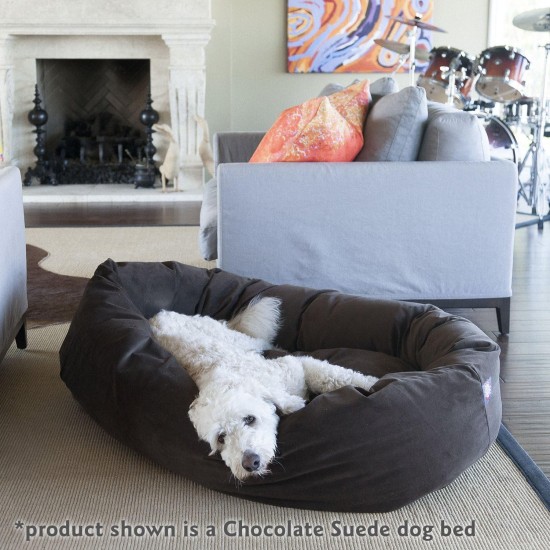 Majestic suede bagel-shaped dog bed Majestic suede bagel-shaped dog bed