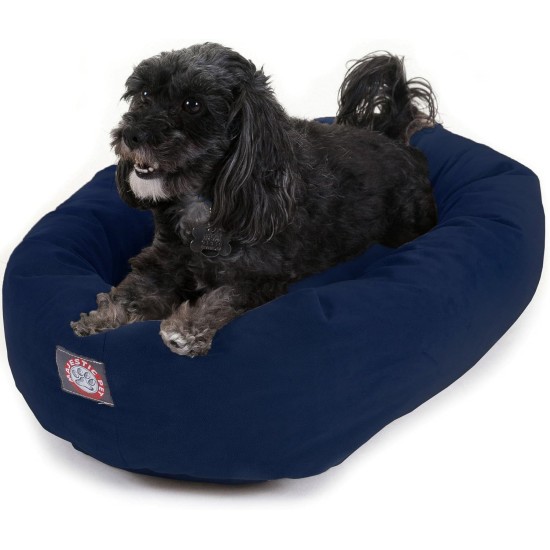 Majestic suede bagel-shaped dog bed Majestic suede bagel-shaped dog bed