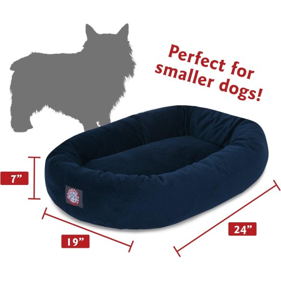 Majestic suede bagel-shaped dog bed Majestic suede bagel-shaped dog bed