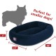 Majestic suede bagel-shaped dog bed Majestic suede bagel-shaped dog bed