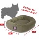 Majestic suede bagel-shaped dog bed Majestic suede bagel-shaped dog bed