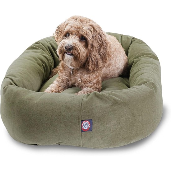 Majestic suede bagel-shaped dog bed Majestic suede bagel-shaped dog bed
