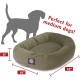Majestic suede bagel-shaped dog bed Majestic suede bagel-shaped dog bed
