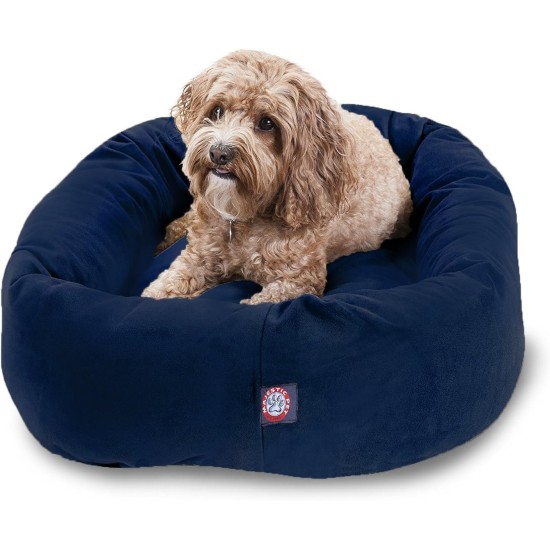 Majestic suede bagel-shaped dog bed Majestic suede bagel-shaped dog bed