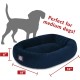 Majestic suede bagel-shaped dog bed Majestic suede bagel-shaped dog bed