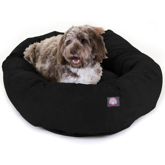Majestic suede bagel-shaped dog bed Majestic suede bagel-shaped dog bed