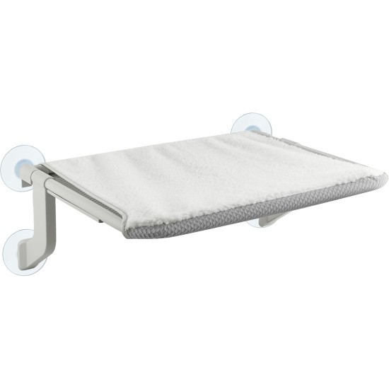 Maxetodo Cat Window Lounger: Hammock Bed with 18 kg Load Capacity - Foldable & Adjustable | 4 Strong Suction Cups for Window / Wall | Safe Window Seat for Cats | Easy to Assemble & Space Saving Maxetodo Cat Window Lounger: Hammock Bed with 18 kg Load Capacity - Foldable & Adjustable | 4 Strong Suction Cups for Window / Wall | Safe Window Seat for Cats | Easy to Assemble & Space Saving