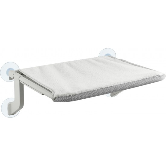 Maxetodo Cat Window Lounger: Hammock Bed with 18 kg Load Capacity - Foldable & Adjustable | 4 Strong Suction Cups for Window / Wall | Safe Window Seat for Cats | Easy to Assemble & Space Saving Maxetodo Cat Window Lounger: Hammock Bed with 18 kg Load Capacity - Foldable & Adjustable | 4 Strong Suction Cups for Window / Wall | Safe Window Seat for Cats | Easy to Assemble & Space Saving