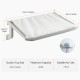 Maxetodo Cat Window Lounger: Hammock Bed with 18 kg Load Capacity - Foldable & Adjustable | 4 Strong Suction Cups for Window / Wall | Safe Window Seat for Cats | Easy to Assemble & Space Saving Maxetodo Cat Window Lounger: Hammock Bed with 18 kg Load Capacity - Foldable & Adjustable | 4 Strong Suction Cups for Window / Wall | Safe Window Seat for Cats | Easy to Assemble & Space Saving