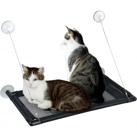 Maximex XXL Hammock, Window Mat for 2 Cats, Maximum Load 35 kg, Reliable Large Suction Cups, Includes Cuddly Warm Plush Cushion, 67 x 38 cm Maximex XXL Hammock, Window Mat for 2 Cats, Maximum Load 35 kg, Reliable Large Suction Cups, Includes Cuddly Warm Plush Cushion, 67 x 38 cm