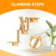 MeowHomm Cat Wall Shelves, Set of 5 Wooden Cat Wall Furniture MeowHomm Cat Wall Shelves, Set of 5 Wooden Cat Wall Furniture