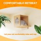 MeowHomm Cat Wall Shelves, Set of 5 Wooden Cat Wall Furniture MeowHomm Cat Wall Shelves, Set of 5 Wooden Cat Wall Furniture
