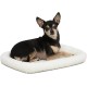 MidWest Homes for Pets 46cm Long Fleece Pet Bed with Comfort Pad Fits 18" Long Dog Crate Easy Care Machine Washable Tumble Dry 40218 White MidWest Homes for Pets 46cm Long Fleece Pet Bed with Comfort Pad Fits 18" Long Dog Crate Easy Care Machine Washable Tumble Dry 40218 White