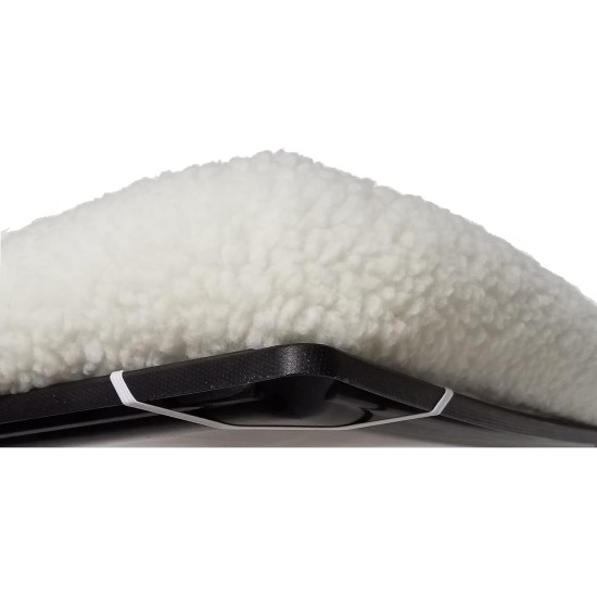 MidWest Homes for Pets 46cm Long Fleece Pet Bed with Comfort Pad Fits 18" Long Dog Crate Easy Care Machine Washable Tumble Dry 40218 White MidWest Homes for Pets 46cm Long Fleece Pet Bed with Comfort Pad Fits 18" Long Dog Crate Easy Care Machine Washable Tumble Dry 40218 White