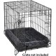 MidWest Homes for Pets 46cm Long Fleece Pet Bed with Comfort Pad Fits 18" Long Dog Crate Easy Care Machine Washable Tumble Dry 40218 White MidWest Homes for Pets 46cm Long Fleece Pet Bed with Comfort Pad Fits 18" Long Dog Crate Easy Care Machine Washable Tumble Dry 40218 White