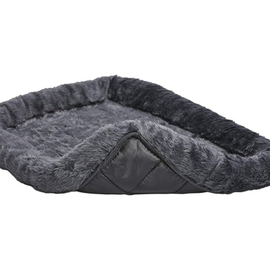 MidWest Homes for Pets 46cm Long Fleece Pet Bed with Comfort Pad Fits 18" Long Dog Crate Easy Care Machine Washable Tumble Dry 40218 White MidWest Homes for Pets 46cm Long Fleece Pet Bed with Comfort Pad Fits 18" Long Dog Crate Easy Care Machine Washable Tumble Dry 40218 White