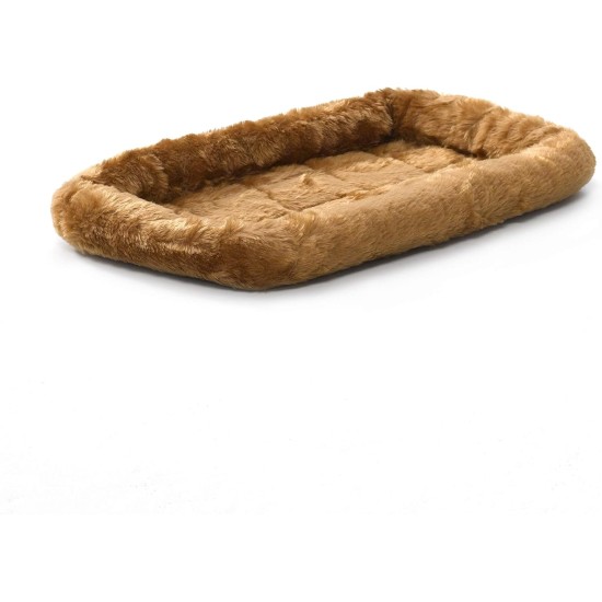 MidWest Homes for Pets 46cm Long Fleece Pet Bed with Comfort Pad Fits 18" Long Dog Crate Easy Care Machine Washable Tumble Dry 40218 White MidWest Homes for Pets 46cm Long Fleece Pet Bed with Comfort Pad Fits 18" Long Dog Crate Easy Care Machine Washable Tumble Dry 40218 White