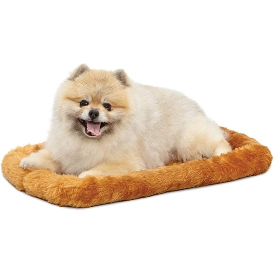 MidWest Homes for Pets 46cm Long Fleece Pet Bed with Comfort Pad Fits 18" Long Dog Crate Easy Care Machine Washable Tumble Dry 40218 White MidWest Homes for Pets 46cm Long Fleece Pet Bed with Comfort Pad Fits 18" Long Dog Crate Easy Care Machine Washable Tumble Dry 40218 White