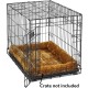 MidWest Homes for Pets 46cm Long Fleece Pet Bed with Comfort Pad Fits 18" Long Dog Crate Easy Care Machine Washable Tumble Dry 40218 White MidWest Homes for Pets 46cm Long Fleece Pet Bed with Comfort Pad Fits 18" Long Dog Crate Easy Care Machine Washable Tumble Dry 40218 White