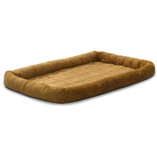 MidWest Homes for Pets 46cm Long Fleece Pet Bed with Comfort Pad Fits 18" Long Dog Crate Easy Care Machine Washable Tumble Dry 40218 White MidWest Homes for Pets 46cm Long Fleece Pet Bed with Comfort Pad Fits 18" Long Dog Crate Easy Care Machine Washable Tumble Dry 40218 White