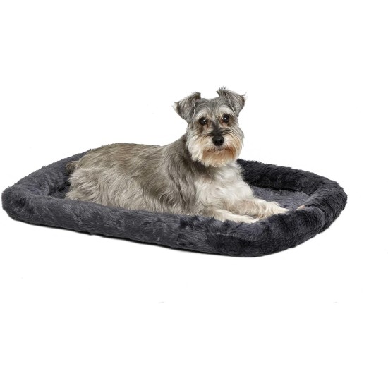MidWest Homes for Pets 46cm Long Fleece Pet Bed with Comfort Pad Fits 18" Long Dog Crate Easy Care Machine Washable Tumble Dry 40218 White MidWest Homes for Pets 46cm Long Fleece Pet Bed with Comfort Pad Fits 18" Long Dog Crate Easy Care Machine Washable Tumble Dry 40218 White