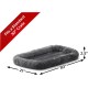 MidWest Homes for Pets 46cm Long Fleece Pet Bed with Comfort Pad Fits 18" Long Dog Crate Easy Care Machine Washable Tumble Dry 40218 White MidWest Homes for Pets 46cm Long Fleece Pet Bed with Comfort Pad Fits 18" Long Dog Crate Easy Care Machine Washable Tumble Dry 40218 White