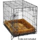 MidWest Homes for Pets 46cm Long Fleece Pet Bed with Comfort Pad Fits 18" Long Dog Crate Easy Care Machine Washable Tumble Dry 40218 White MidWest Homes for Pets 46cm Long Fleece Pet Bed with Comfort Pad Fits 18" Long Dog Crate Easy Care Machine Washable Tumble Dry 40218 White